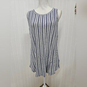 Striped Sleeveless Cabi Tank Top M